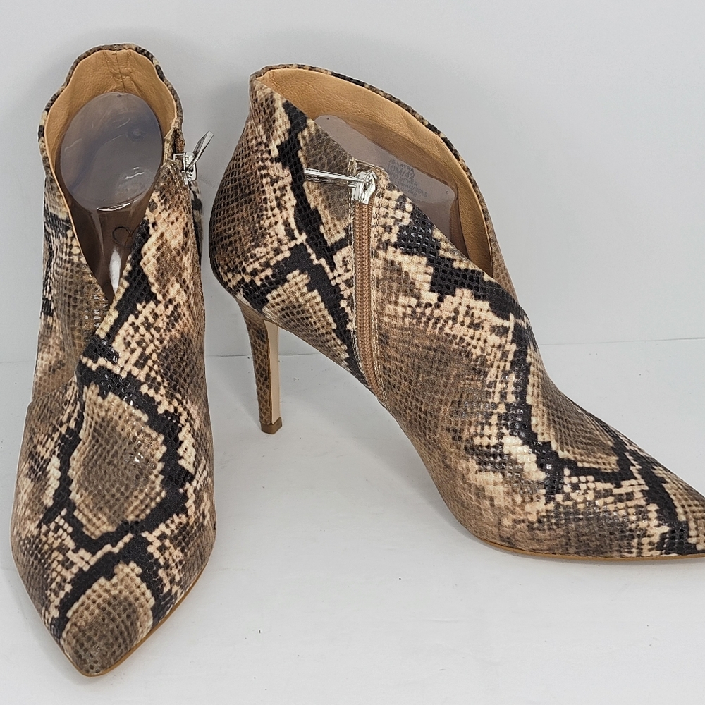 Jessica Simpson Snakeskin Pattern‎ Ankle Boots SIZE 10. #1623